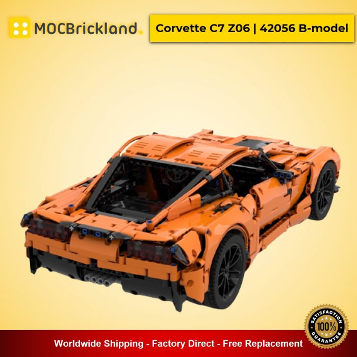 Technic MOC-38557 Corvette C7 Z06 | 42056 B-model by GeyserBricks MOCBRICKLAND