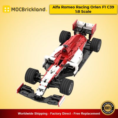 technic moc 47178 alfa romeo racing orlen f1 c39 18 scale by lukas2020 mocbrickland 3610