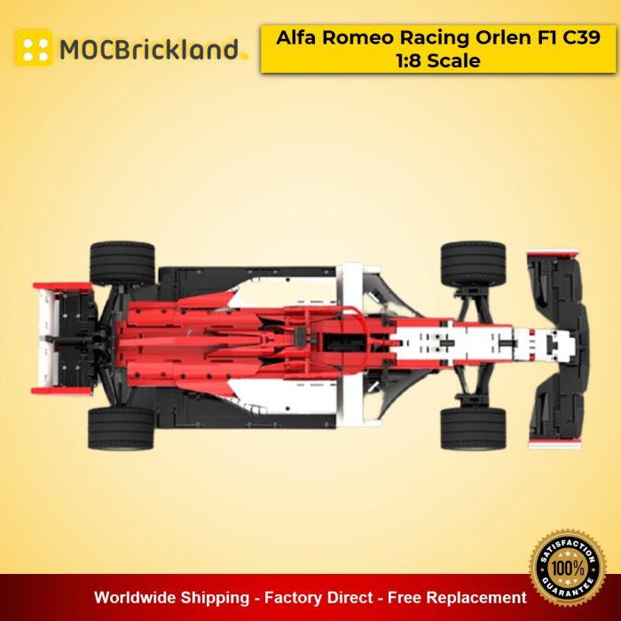 Technic MOC-47178 Alfa Romeo Racing Orlen F1 C39 1:8 Scale by Lukas2020 MOCBRICKLAND