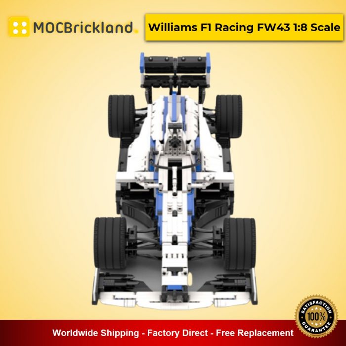 Technic MOC-47392 Williams F1 Racing FW43 1:8 Scale by Lukas2020 MOCBRICKLAND