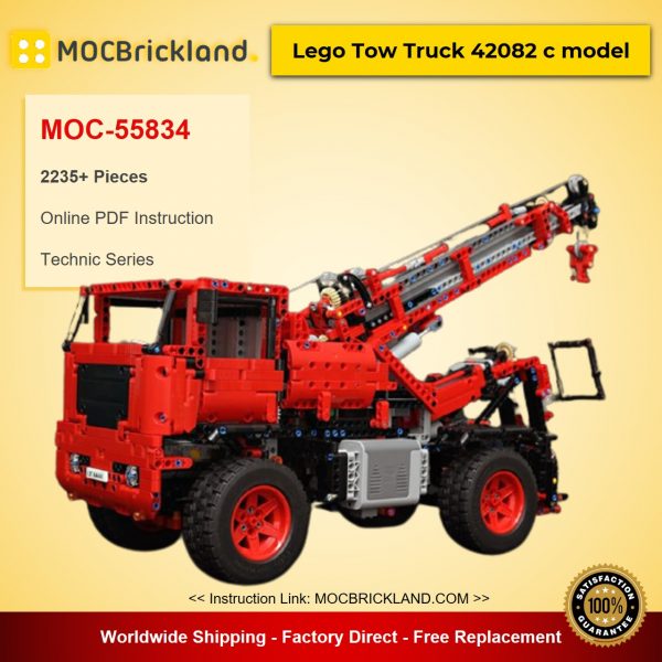 technic moc 55834 lego tow truck 42082 c model by thelegotechnicchannel mocbrickland 5569