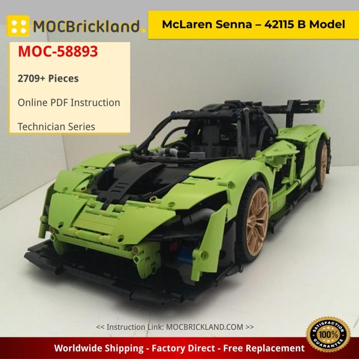 TECHNIC MOC-58893 McLaren Senna – 42115 B Model by JamesJT MOCBRICKLAND