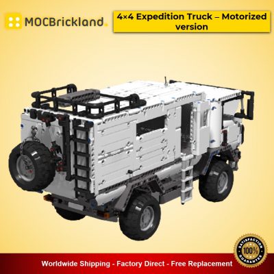 technic moc 59852 44 expedition truck motorized version by superkoala mocbrickland 6379