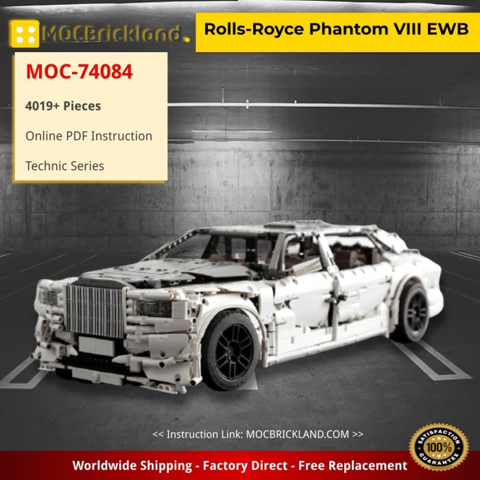 Technic MOC-74084 Rolls-Royce Phantom VIII EWB by OleJka MOCBRICKLAND