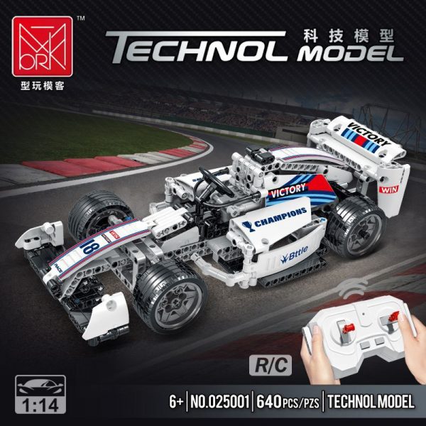 technic mork 025001 f1 building block racing 114 6 models 5527