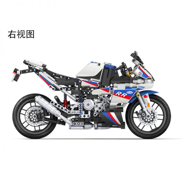 technic winner 7054 racing motorcycle rr s1000 with 819 pieces 4715