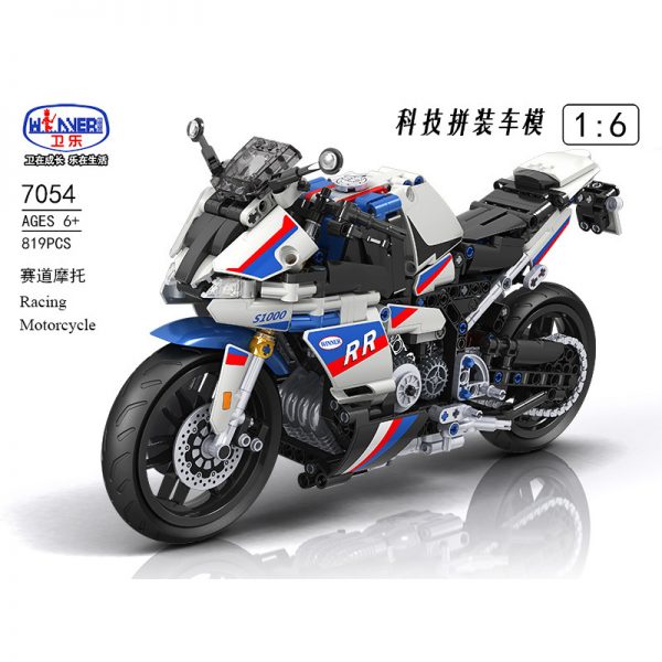 technic winner 7054 racing motorcycle rr s1000 with 819 pieces 4769