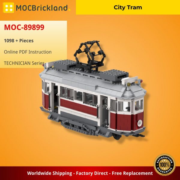 technician moc 89899 city tram mocbrickland 2410