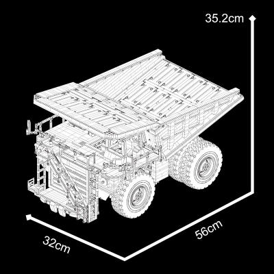 Happy Build YC22005 Shine YU Dump Truck 137 3