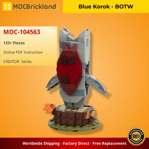 MOCBRICKLAND MOC 104563 Blue Korok BOTW 2