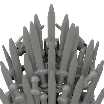MOCBRICKLAND MOC 34452 Iron Throne Game of Thrones 4