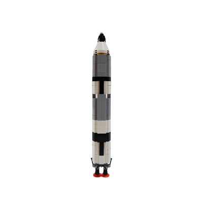 MOCBRICKLAND MOC 34453 Gemini Titan Rocket Saturn V scale 2