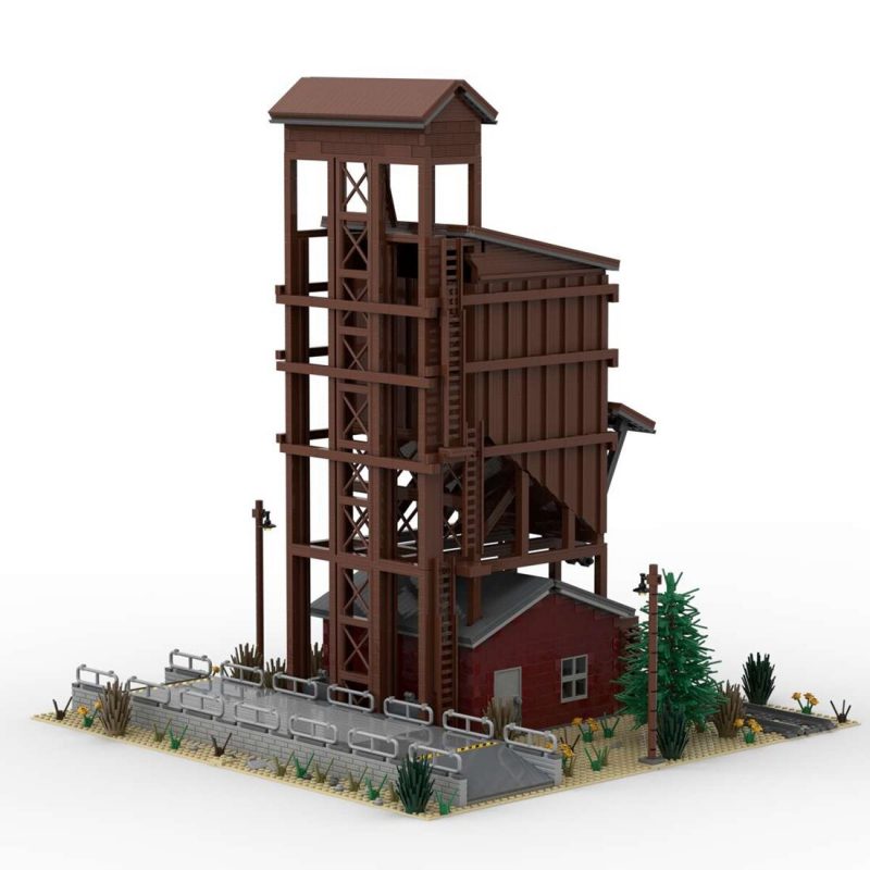 MOCBRICKLAND MOC 68452 Small Wood Coaling Tower 2 800x800 1