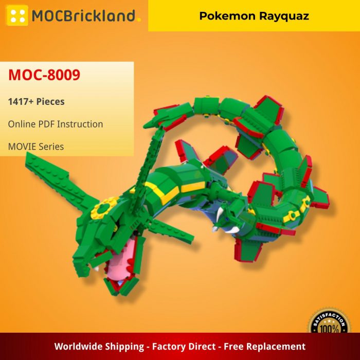 MOVIE MOC-8009 Pokemon Rayquaz MOCBRICKLAND