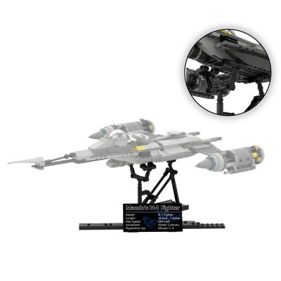 MOCBRICKLAND MOC 89637 N 1 Starfighter Stand 75325 9