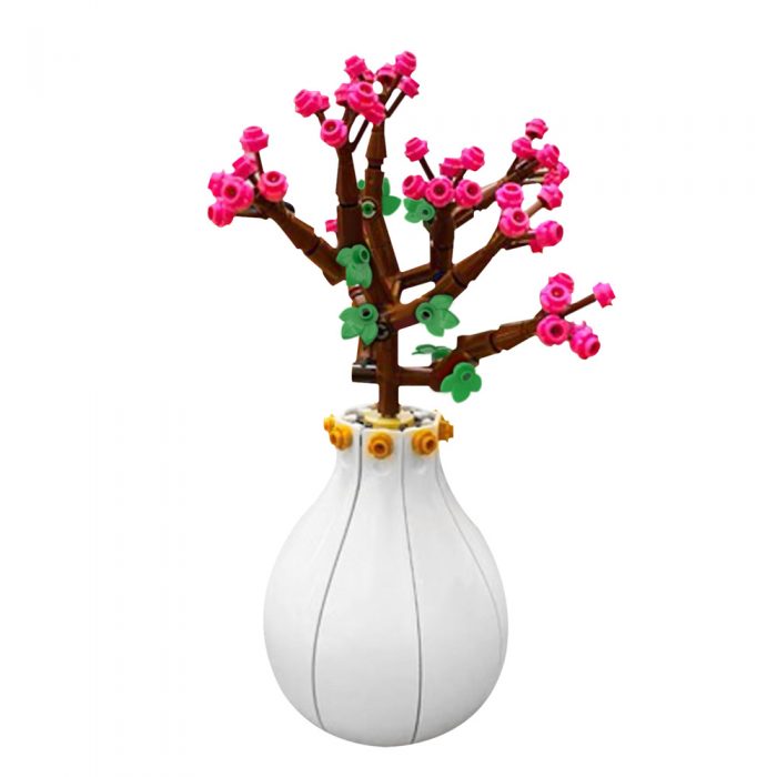 CREATOR MOC-896462 Plum Vase – Bonsai MOCBRICKLAND