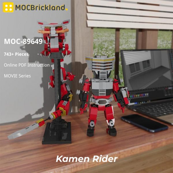 MOCBRICKLAND MOC 89649 Kamen Rider