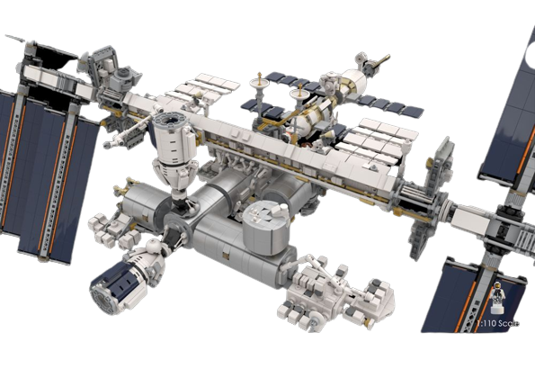 SPACE MOC-93305 International Space Station – 1:110 Scale – Historical Timeline 2021 MOCBRICKLAND