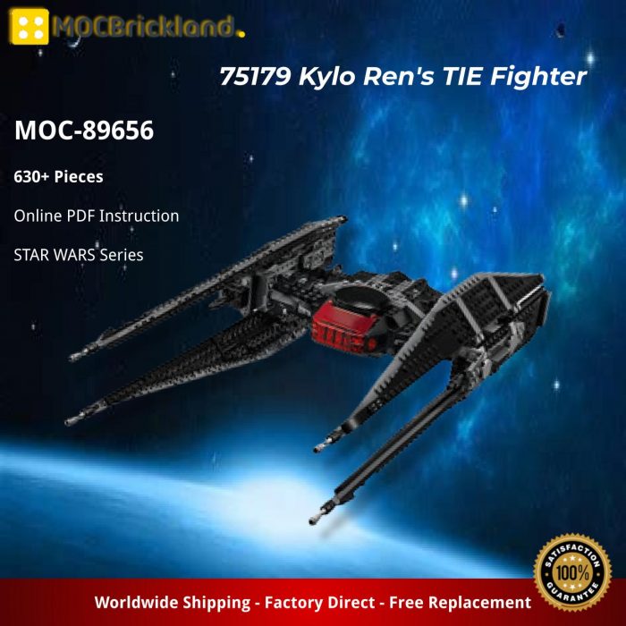 STAR WARS MOC-89656 75179 Kylo Ren’s TIE Fighter MOCBRICKLAND