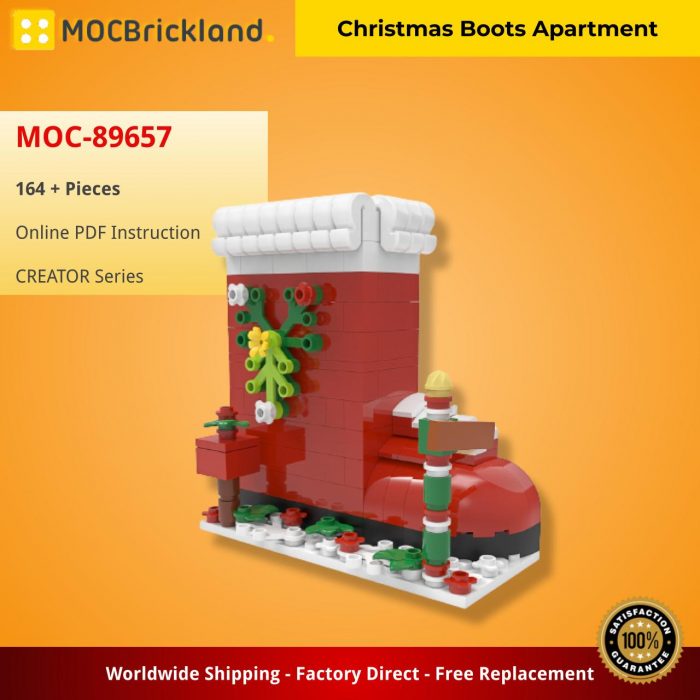 CREATOR MOC-89657 Christmas Boots Apartment MOCBRICKLAND