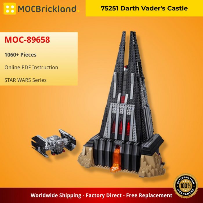 STAR WARS MOC-89658 75251 Darth Vader’s Castle MOCBRICKLAND