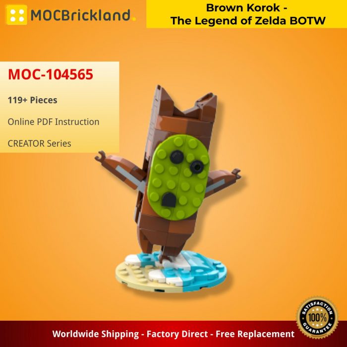 CREATOR MOC-104565 Brown Korok - The Legend of Zelda BOTW MOCBRICKLAND