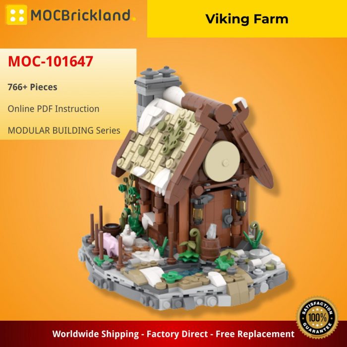 MODULAR BUILDING MOC-101647 Viking Farm MOCBRICKLAND