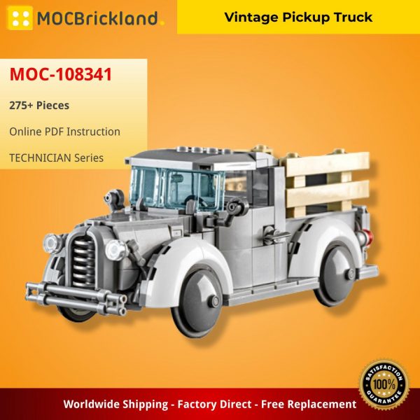 MOCBRICKLAND MOC 108341 Vintage Pickup Truck
