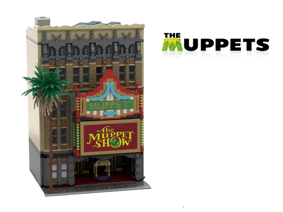 MODULAR BUILDING MOC-109933 Modular Muppet Theatre MOCBRICKLAND
