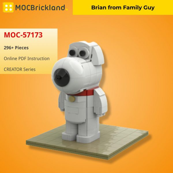 MOCBRICKLAND MOC 57173 Brian from Family Guy 2
