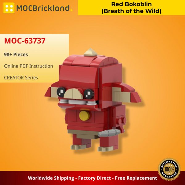 MOCBRICKLAND MOC 63737 Red Bokoblin Breath of the Wild Brickheadz