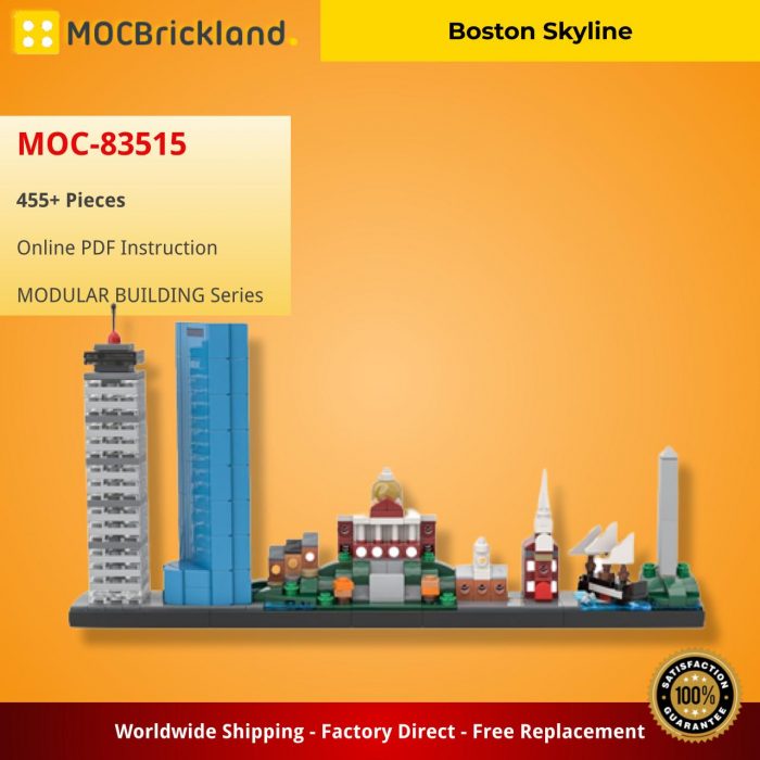 MODULAR BUILDING MOC-83515 Boston Skyline MOCBRICKLAND