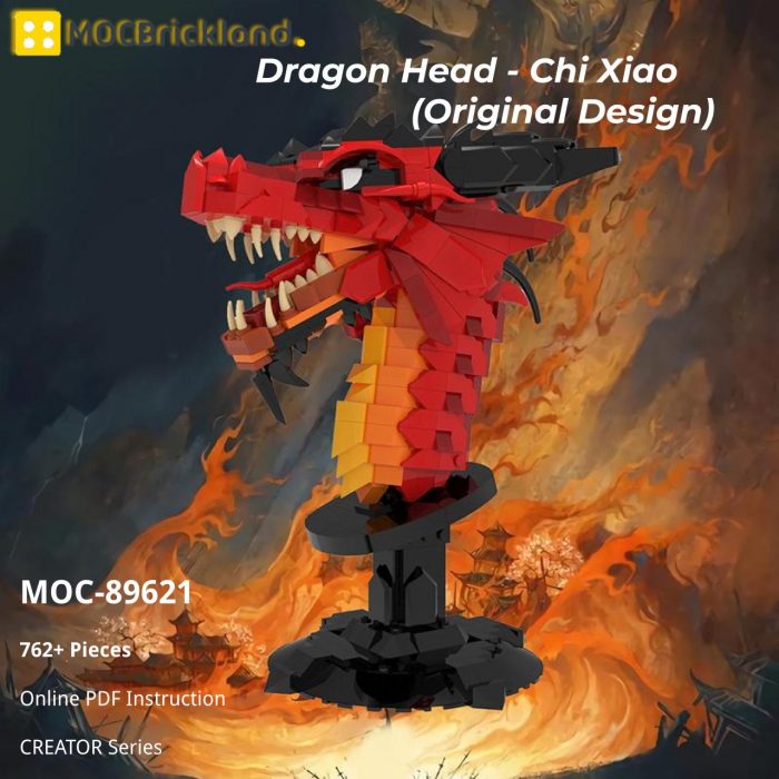 CREATOR MOC-89621 Dragon Head – Chi Xiao (Original Design) MOCBRICKLAND