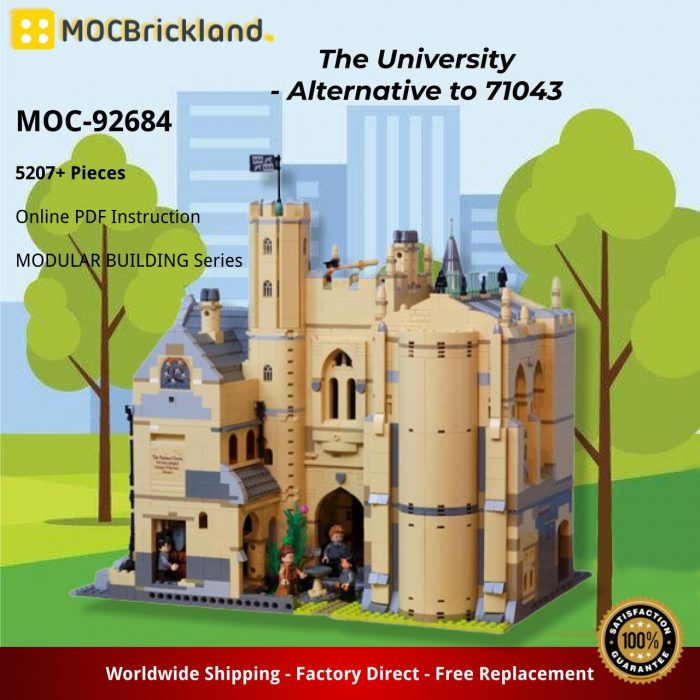 MODULAR BUILDING MOC-92684 The University – Alternative to 71043 MOCBRICKLAND