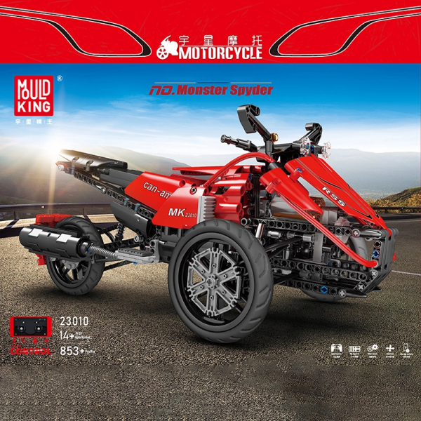 Mould King 23010 Monster Syder Motorcycle 2