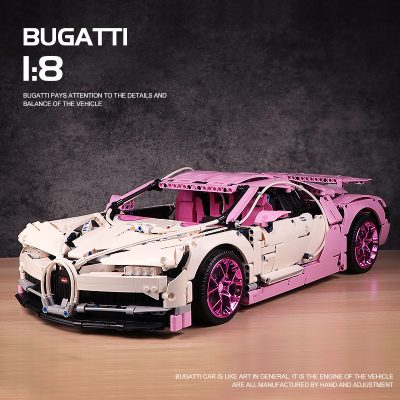 KING 55665 BUGATTI Pink Sports Car 2