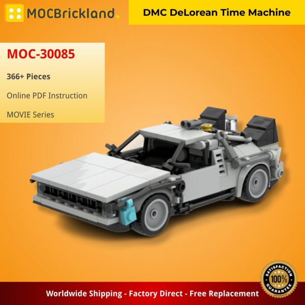 MOCBRICKLAND MOC 30085 DMC DeLorean Time Machine 2
