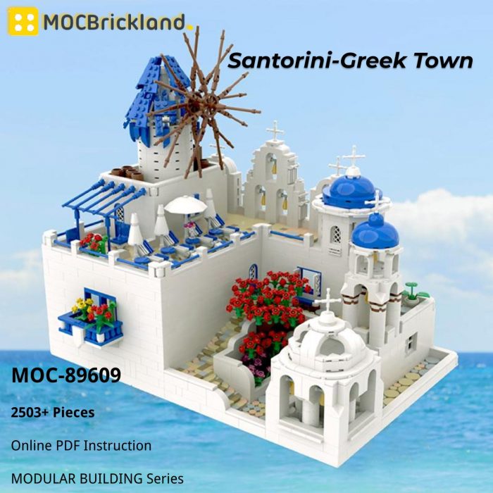 Modular Building MOC-89609 Santorini-Greek Town MOCBRICKLAND