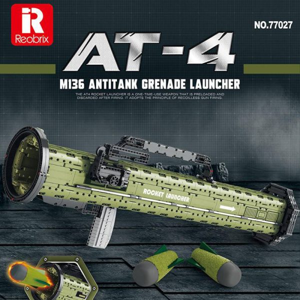 Reobrix 77027 Gun M136 Antitank Grenade Launcher 1