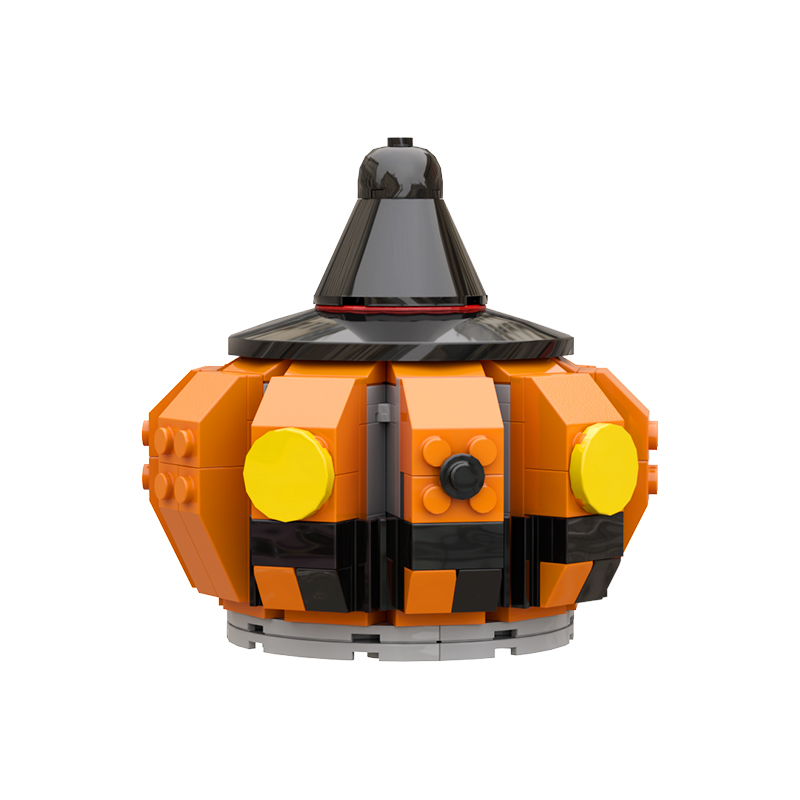 Creator MOC-89592 Halloween Pumpkin Head MOCBRICKLAND