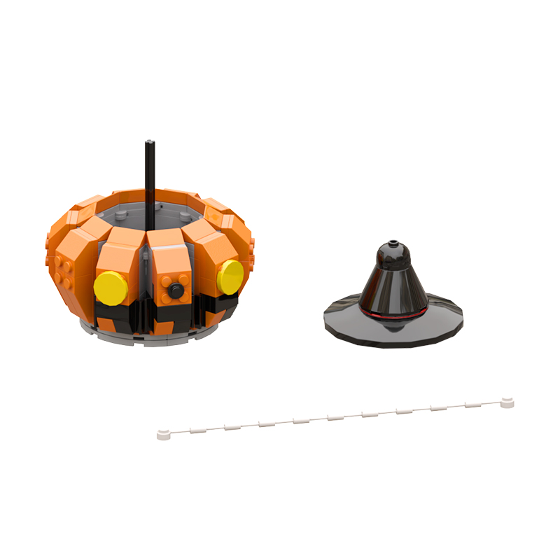 Creator MOC-89592 Halloween Pumpkin Head MOCBRICKLAND