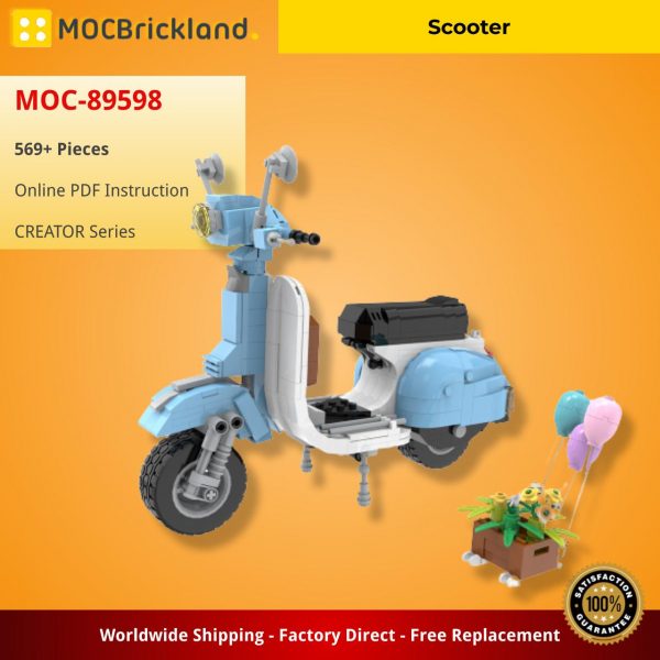MOCBRICKLAND MOC 89598 Scooter 2