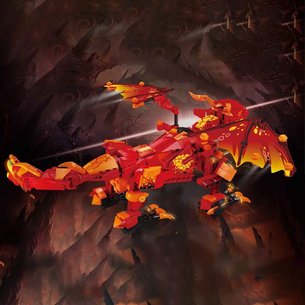 Mould King 13148 MK3 Power Flame Battle Dragon 2