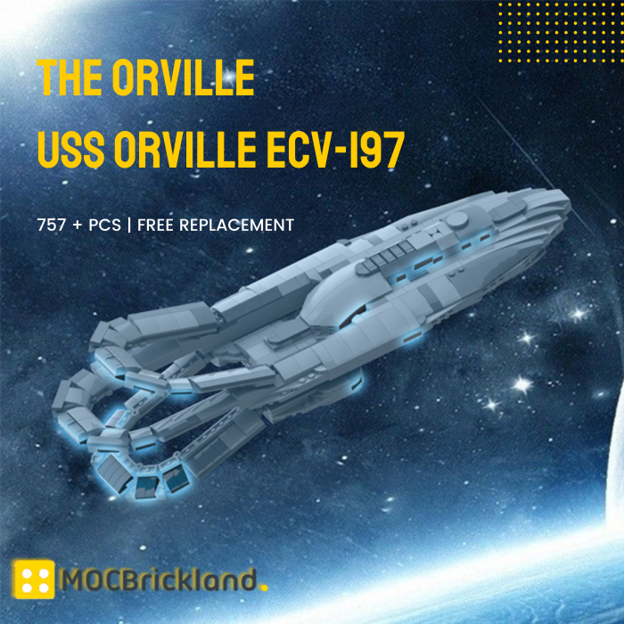 Movie MOC-117976 The Orville USS Orville ECV-197 MOCBRICKLAND