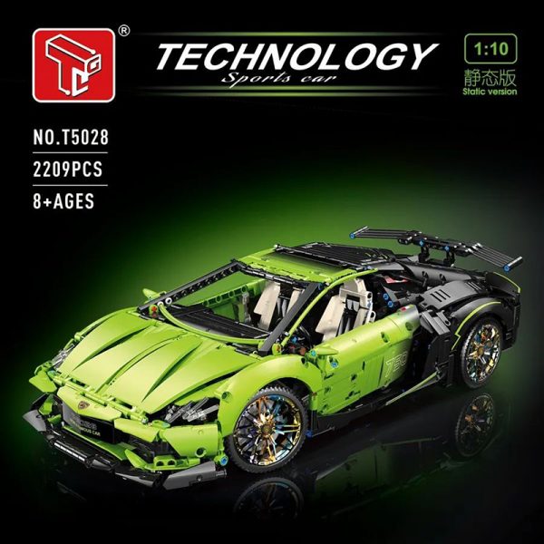 Technic TAIGAOLE T5028 110 Green Sports Car 1