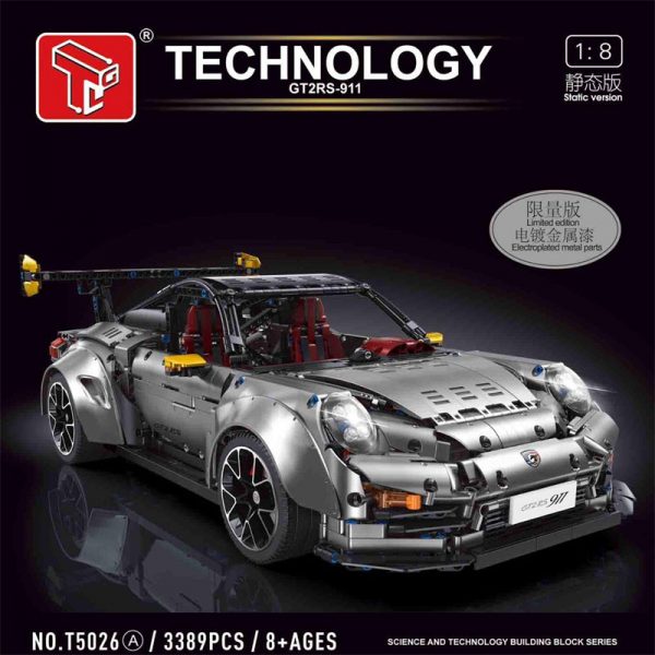Technic TGL T5026A GT2RS 911 Silver 1