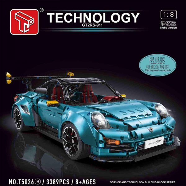 Technic TGL T5026B GT2RS 911 Blue 1