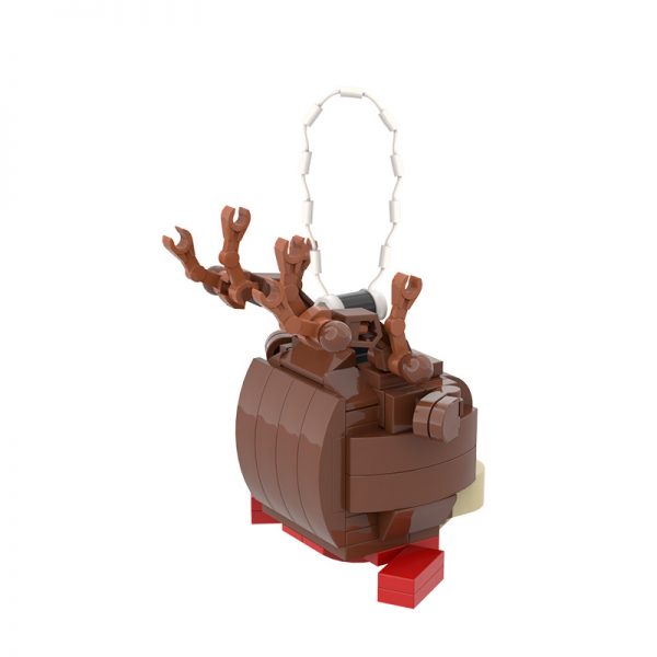 Creator MOC 89588 Christmas Reindeer Ornament MOCBRICKLAND 3