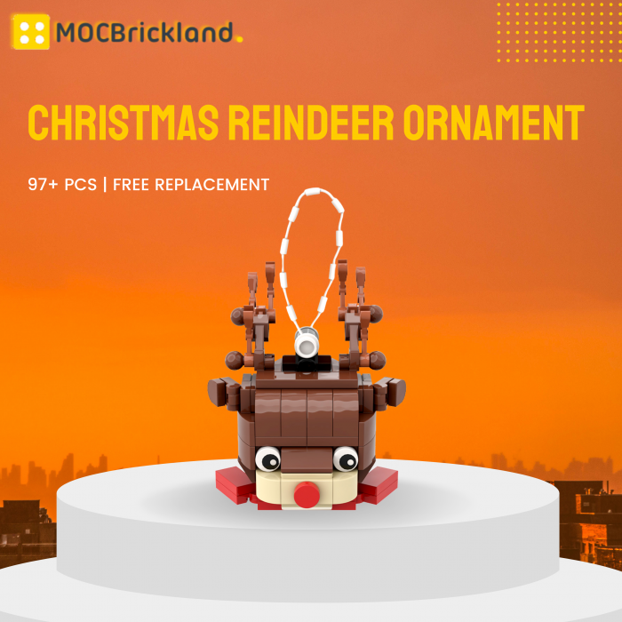 Creator MOC-89588 Christmas Reindeer Ornament MOCBRICKLAND