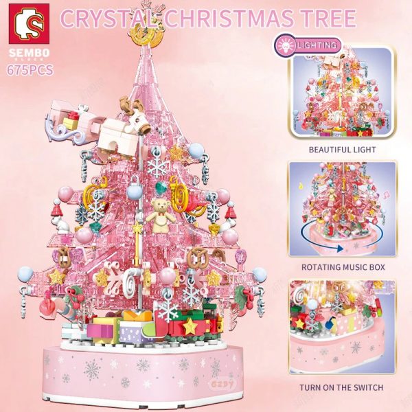 Creator Sembo 605024 Crystal Christmas Tree 7